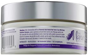 img 3 attached to Heavenly Halo Herbal Hair Tonic & Soy Milk Deep Hydration Mask - Intensive Hair Treatment to Revive Dry, Dehydrated Hair (8 oz / 237 mL)