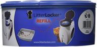 🐾 litter locker refill cartridge 6 pack: convenient cat litter disposal solution logo