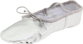 img 4 attached to 🩰 Dance Class Women's B702: Shimmering Metallic Full Sole Ballet Slipper for Dazzling Performances