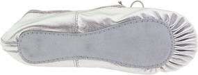 img 1 attached to 🩰 Dance Class Women's B702: Shimmering Metallic Full Sole Ballet Slipper for Dazzling Performances