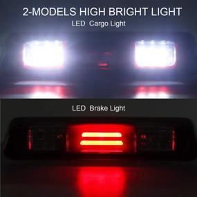 img 3 attached to Smoke LED High Mount Rear Cargo Lamp Third Brake Light for 2004-2008 Ford F150, 2007-2010 Ford Explorer, and 2006-2008 Lincoln Mark LT