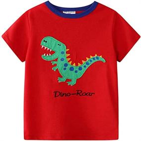 img 2 attached to 🚚 Meeyou Little T Shirt Monster Trucks 2 - Trendy Boys' Clothing Set for Monster Truck Lovers