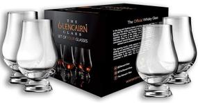 img 4 attached to 🥃 Glencairn Whisky Glass Gift Set: 4-Pack in Stylish Carton Packaging