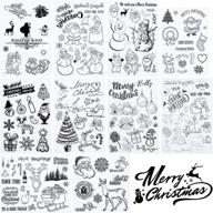 pieces christmas silicone scrapbooking decoration logo