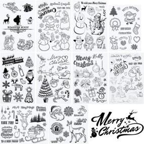 img 4 attached to Pieces Christmas Silicone Scrapbooking Decoration