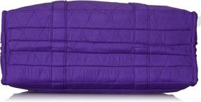img 1 attached to 👜 Yazzii Hand Quilters Project Bag: Organize and Carry Your Essentials in Style with the Purple Delight!