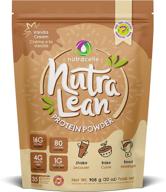 nutralean vanilla protein: women's protein powder with prebiotic fiber to promote satiety - 2lbs bag by nutracelle logo