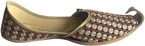 img 2 attached to Step Style Punjabi Rajasthani Kolhapuri Men's Shoes