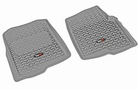 img 4 attached to 🚗 Rugged Ridge Gray Front Floor Liner for 2006-2008 Ford/Lincoln F-150/Raptor/Regular/Extended/Super Crew Cab and 2006-2008 Mark LT