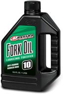 maxima 55901 10wt standard hydraulic fork oil - 1l bottle, black: premium performance for smooth fork movements logo