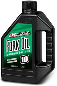 img 1 attached to Maxima 55901 10WT Standard Hydraulic Fork Oil - 1L Bottle, BLACK: Premium Performance for Smooth Fork Movements