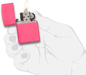 img 1 attached to Зажигалка Zippo Neon Pink в карманном формате