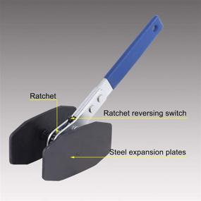 img 3 attached to 🔧 YSTOOL Инструмент для сжатия тормозных суппортов: рычаг с поворотом на 360 градусов и расширительный ключ с шестигранным приводом для дисковых тормозов - идеально подходит для одно-поршневых, двух-поршневых и четырех-поршневых суппортов.