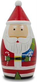 img 2 attached to 🎅 Wooden Santa Christmas Nesting Dolls