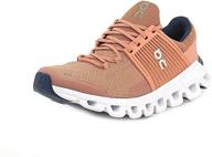 on running women's cloudswift running shoe (10, blush/denim): experience stylish comfort and unmatched performance logo