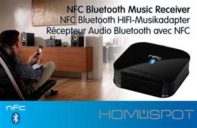 img 2 attached to 🔊 NFC-Enabled Bluetooth Audio Receiver for Sound System by HomeSpot