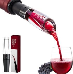 img 4 attached to 🍷 Eythyfy Wine Aerator Pourer - Premium Wine Diffuser Aerating Pourer and Decanter Spout with On/Off Switch