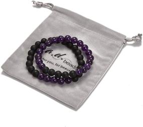 img 1 attached to AD Beads Distance Bracelets Bracelet Boys' Jewelry