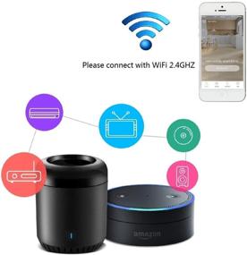 img 1 attached to 🏠 Enhanced Broadlink RM Mini 3 WiFi Smart Home Hub: IR Automation Learning Universal Remote Control with Alexa Compatibility