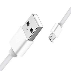 img 1 attached to 🔌 White Micro Wall Charger with 5Ft Charging Cable Cord for Samsung Galaxy Tab A 10.1 (2016), 8.0, 7.0, 9.7, Tab E, S2, Tab 4, 3, SM-T580/550/530/387/585/290/295 Tablets