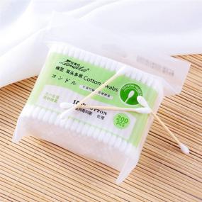 img 3 attached to 👂 AYFA Makeup Remover Cleaning Ear Bamboo Stick Cotton Swabs Buds - 200ct Pack of 12 (2400pcs Total)