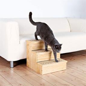 img 4 attached to 🐾 TRIXIE Wooden Pet Stairs: Natural, Functional, and Safe Steps for Your Beloved Pets