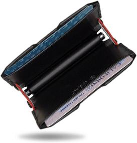 img 2 attached to Premium Minimalist Wallet for Men - WOLF Selection