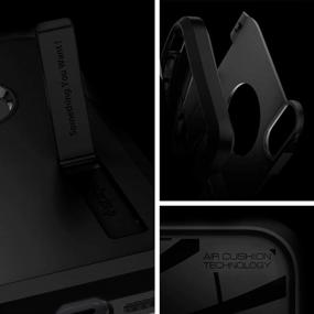 img 3 attached to 📱 Spigen Tough Armor iPhone XR Case 6.1 inch - Black [Military Grade] - Enhanced SEO