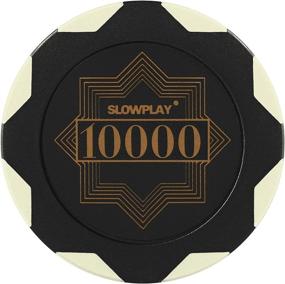 img 4 attached to SLOWPLAY Clay Poker Chips 10000