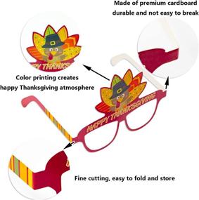 img 2 attached to Thanksgiving Turkey Sunglasses Eyeglasses Cosplay