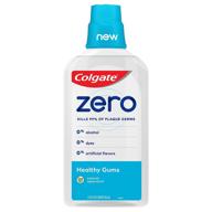 🌿 colgate zero alcohol-free mouthwash with cpc for healthy gums - natural spearmint, 515 ml (17.4 fl oz) logo