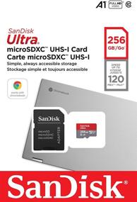 img 2 attached to 🔍 Certified SanDisk 256GB Ultra microSD UHS-I Card - Compatible with Chromebooks (SDSQUA4-256G-GN6FA) - Improve SEO