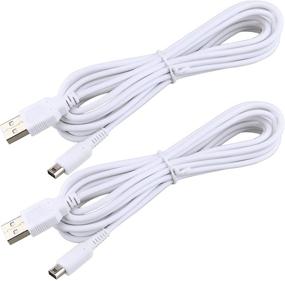 img 4 attached to 🔌 High-Quality [2 Pack] Akwox 3M/10FT USB Charger Power Cable - Compatible with 3DS XL, 3DS, DSi XL, New 2DS XL, DSi, New 3DS XL