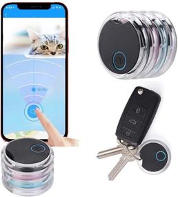 img 4 attached to 🔑 Умный беспроводной поисковик ключей с Bluetooth и трекером – устройство-локатор на брелке с приложением, трекер GPS для детей, домашних животных, кошелька, багажа – управление через приложение в iOS и Android.