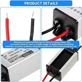 img 3 attached to Преобразователь трансформатор водонепроницаемый регулятор DC15 40V