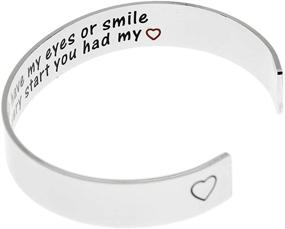 img 2 attached to 👩 Adoption Bracelets: Capturing Hearts Since Day One - Stepdaughter Gifts, Adopted Child, Stepchild Cuff