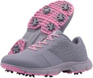 👟 thestron women's waterproof spikes golf shoes - golf sport sneakers for ladies logo