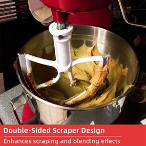 img 1 attached to 🔧 X Home 5-Quart Flex Edge Beater: Enhance Your KitchenAid Mixer with Dual-Sided Scrapers and Durable Design
