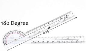 img 2 attached to Economical Lightweight Plastic Goniometer by Scrubsmart