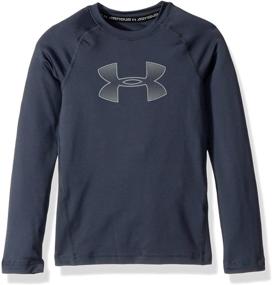 img 3 attached to Детская одежда Graphite для мальчиков: Рукав Under Armour Heatgear - Улучшает производительность и стиль