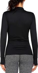 img 2 attached to COOrun Women Workout Jacket: Stay Warm and Stylish with our Running Zipper Track Tops, S-XXL