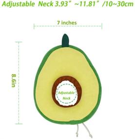 img 3 attached to Yufiova Adjustable Cat Recovery Collar - Cute Avocado Neck Cone for Cat's Healing, Surgery Protection Elizabethan Collar for Pets - Soft Edge E-Collar for Kitten and Cats...