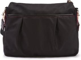 img 3 attached to 👜 Effortlessly Stylish: Korvara Nylon Crossbody Bag - Premium Lightweight Top-Zip Handbag