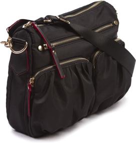 img 2 attached to 👜 Effortlessly Stylish: Korvara Nylon Crossbody Bag - Premium Lightweight Top-Zip Handbag