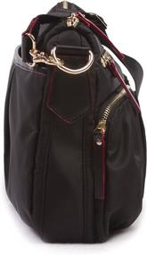img 1 attached to 👜 Effortlessly Stylish: Korvara Nylon Crossbody Bag - Premium Lightweight Top-Zip Handbag