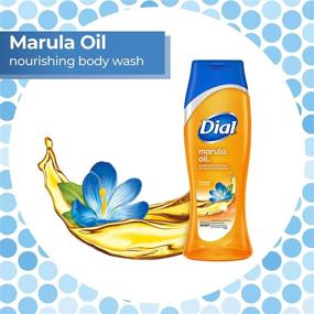 img 2 attached to 🛀 Dial Body Wash with Marula Oil: 21oz (Pack of 4) - Luxurious Moisturizing Shower Gel