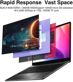 img 1 attached to 💻 Ноутбук CHUWI CoreBook Pro на Windows 10 Home: 13” FHD 2K IPS дисплей, 8 ГБ ОЗУ, 256 ГБ SSD, процессор Intel Core i3-6157U | Серый