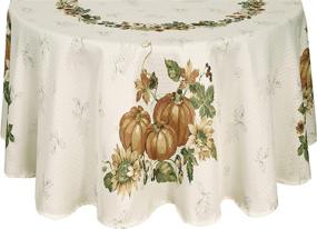 img 4 attached to 🌻 Vibrant Sunflower Thanksgiving Tablecloth by Lintex Stockbridge