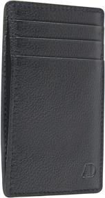 img 4 attached to 👛 Minimalist Wallets for Men and Women | Slim Men's Accessories for Wallets, Card Cases, and Money Organizers