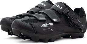 img 4 attached to 🚵 Tommaso Montagna 100, 200, Elite: The Ultimate Men's Mountain Bike Shoe for Indoor Cycling, Velcro Straps, Buckle, Quick Lace, & SPD Cleats Compatibility - Black